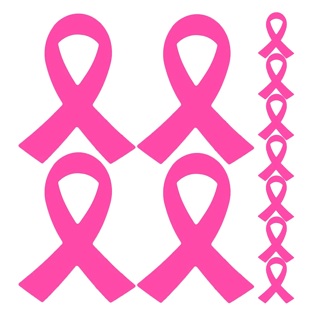 

320pcs Promotional Stickers Breast Cancer Awareness Pink Ribbon Decals Women Health Reminder Long Lasting Waterproof Stickers