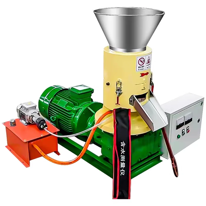 New Biomass Fuel Wood Pellet Machine Wood Sawdust, Straw Organic Fertilizer Feed Pelletizer Peanut Shell Processing(Customized)