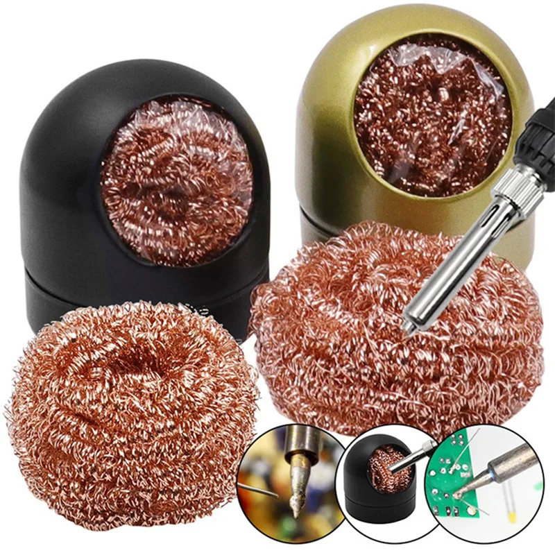 

A47U Soldering Iron Tip Cleaner Soldering Iron Tip Detinning Cleaning Ball Soldering Iron Tip Detinning Copper Ball