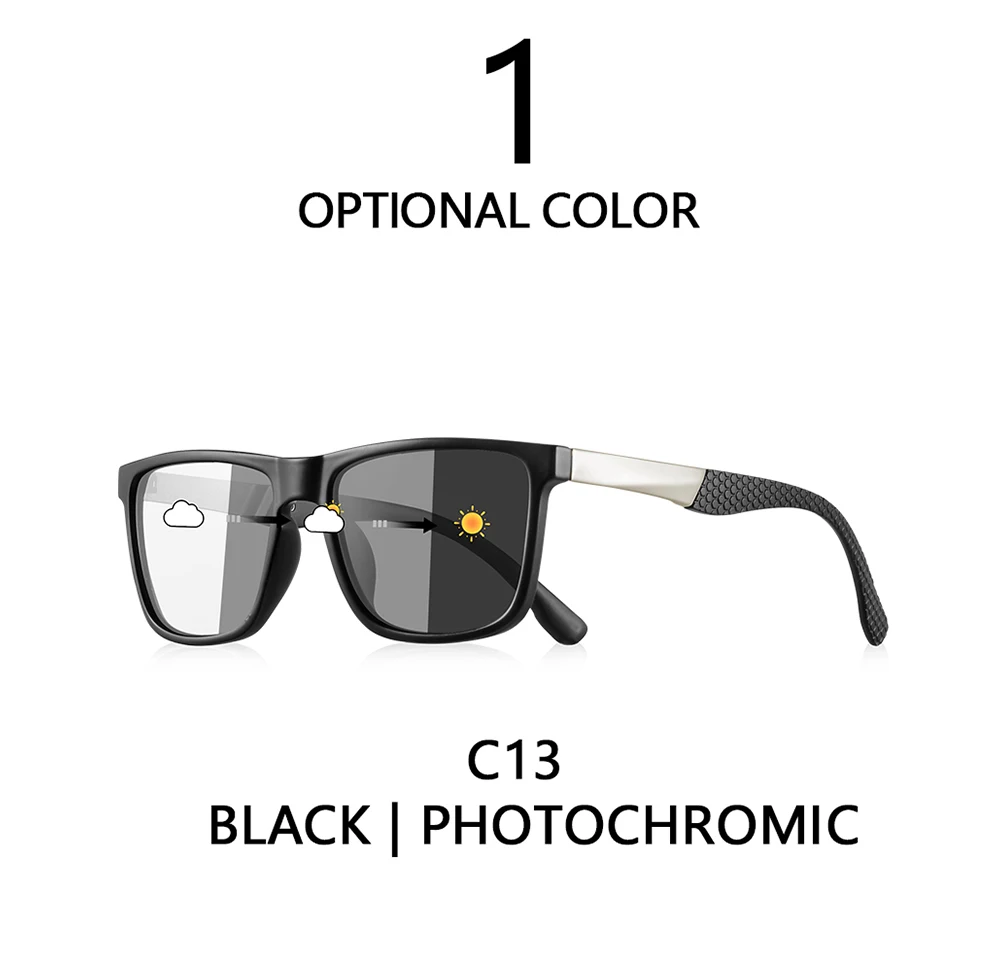 CRIXALIS Photochrome Sonnenbrille für Herren, UV-Schutz, klassisches Blaulicht, blockierende Farbtöne, Damen, Fahren, Angeln, Metall + Acetat-Rahmen – Detail 5