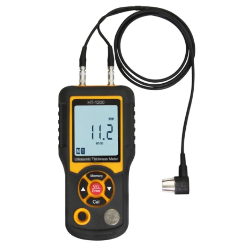 HTI HT-1200 Coating Ultrasonic Thickness Meter 2.2~225mm Range Ultrasonic Coating Gauge Sonigauge