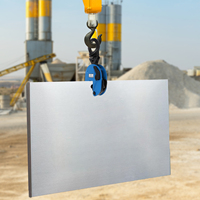 2T/4409.25lbs Vertical Plate Clamp Steel Plate Lifting Jaw Opening Up for Lifting and Transporting Grip Range 0-25mm/0-0.98in
