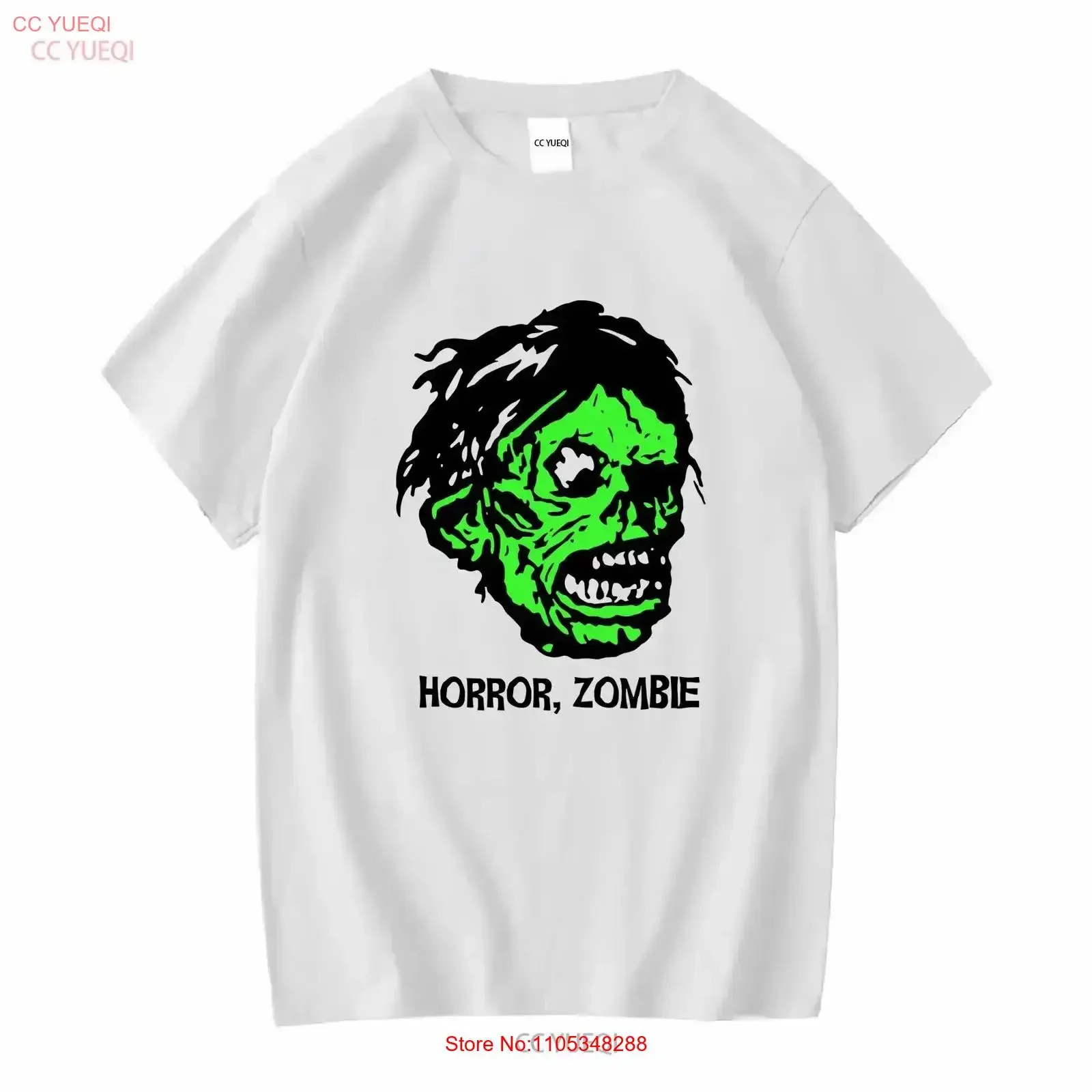 Horror Zombie T Shirt Worn by Kirk Hammett vintage Washed Top For Everyday Wear Stylish Slightly fashion Soft graphic vintage