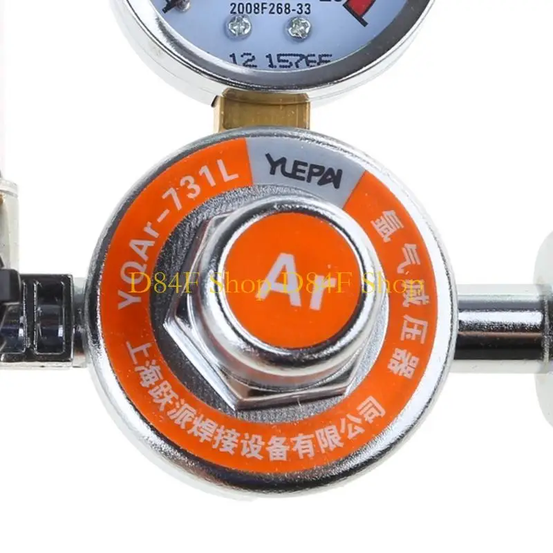 D84F Gas Flowmeter Pressure Reducer with Dual Tube Argon Regulator for Argon Gas