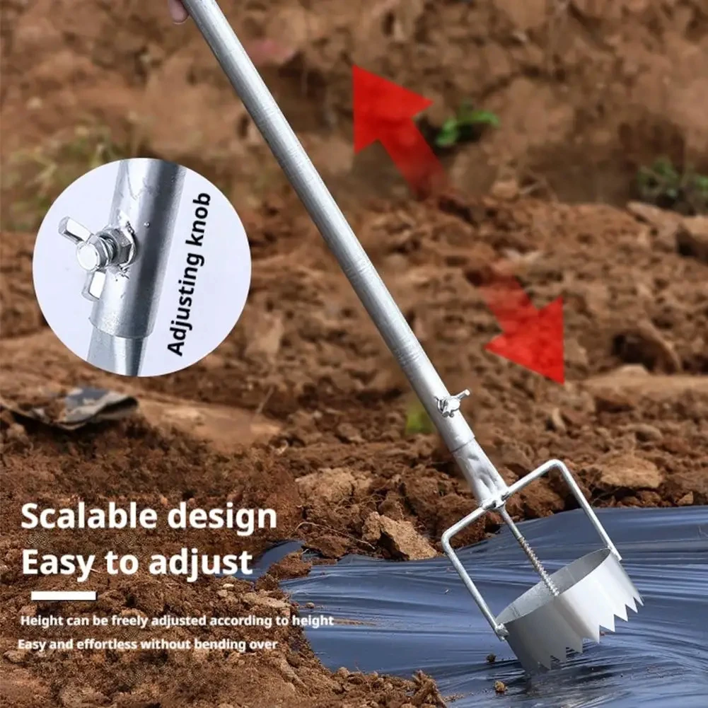 Simple Gardening Tool Set, Plastic Film Puncture Tool for Greenhouse Maintenance 1pc Durable Metal Greenhouse Film Puncher