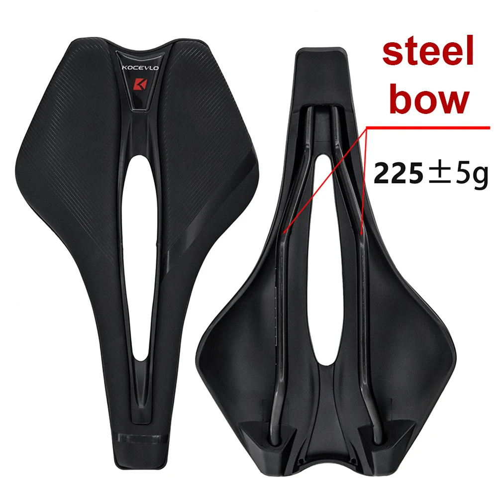 Sadel Sepeda Ringan Tahan Air Bantalan Kursi Nyaman Serat Karbon untuk Sepeda Jalan Raya dan MTB