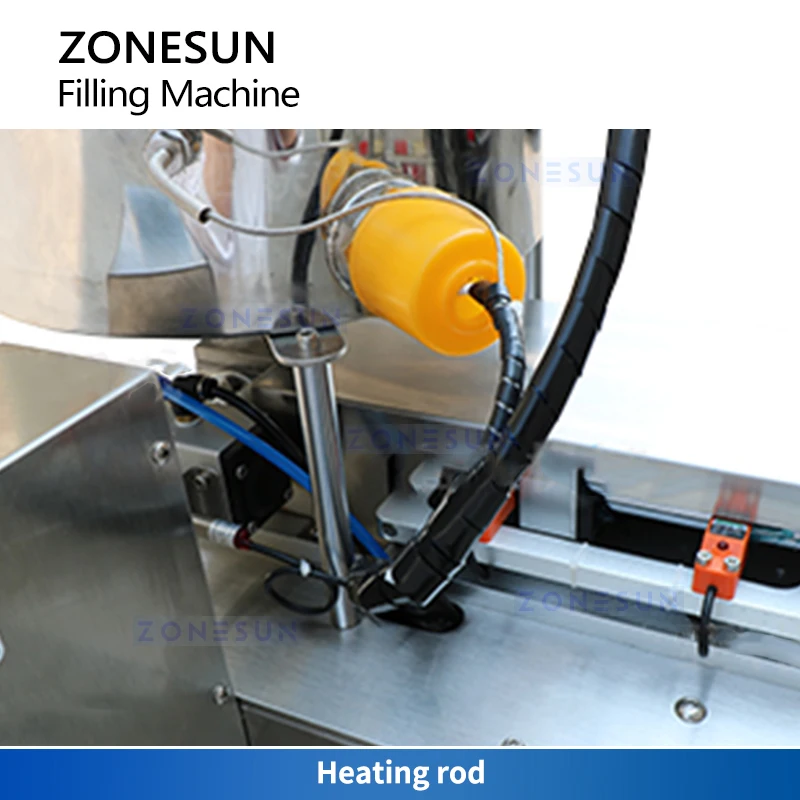 Zonesun ZS-CCF1500 Mesin Pengisi Lip Gloss Mesin Pengisi Tabung Mesin Pengisi Pencampur Pemanas Pengisi Pasta