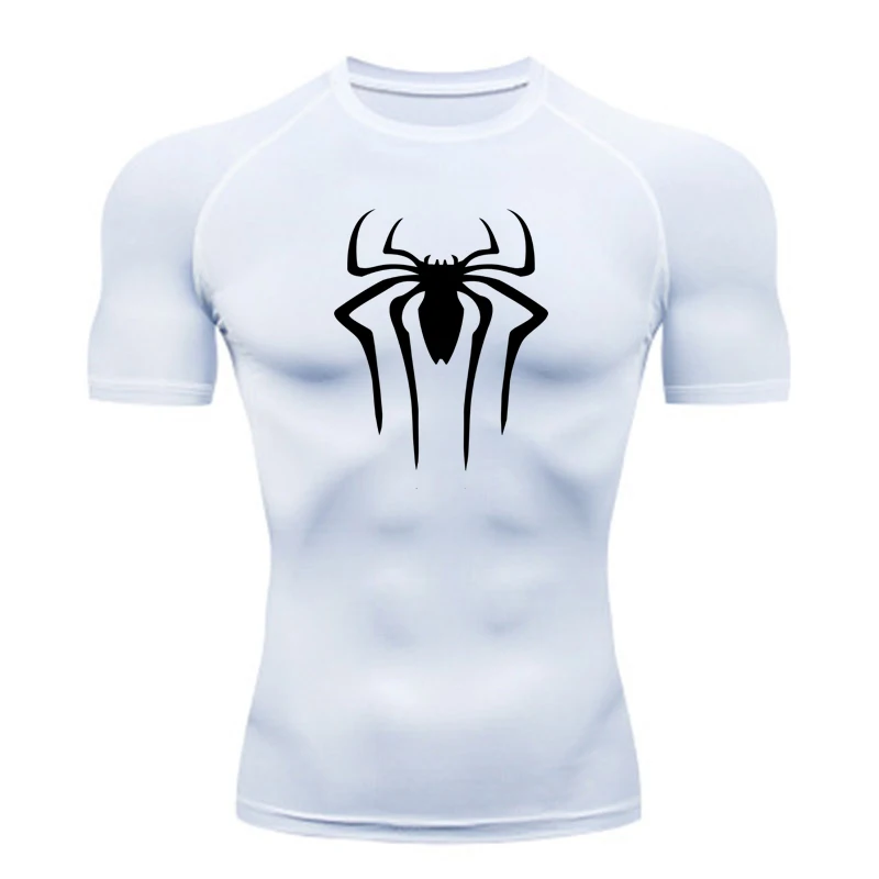 Men's T-shirt Men Running Sport T Shirt Men Compression Fitness Tops Tee Quick DryTight Training Gym Sport Running Shirts Jersey