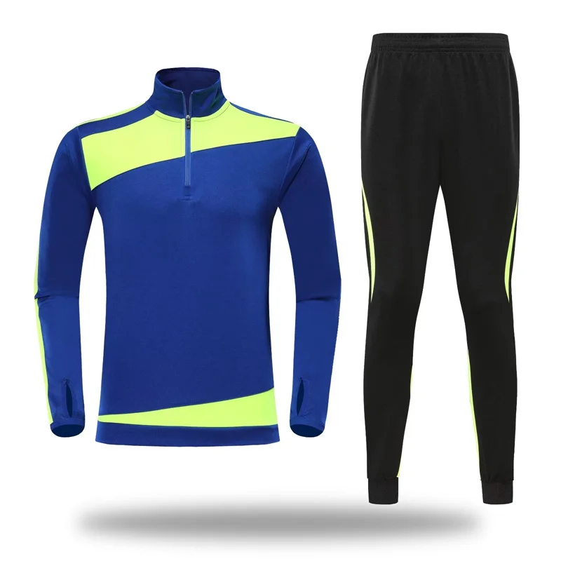 

Casual sports Long sleeve football training suit Long sleeve T-shirt half zip pants jersey combination support print number 24