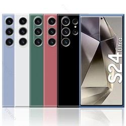 Liquid Silicone Phone Case for Samsung Galaxy S24 Ultra S23 FE S22 Plus S21 +  S23fe S20 FE Shockproof Plain Back Covers Cases
