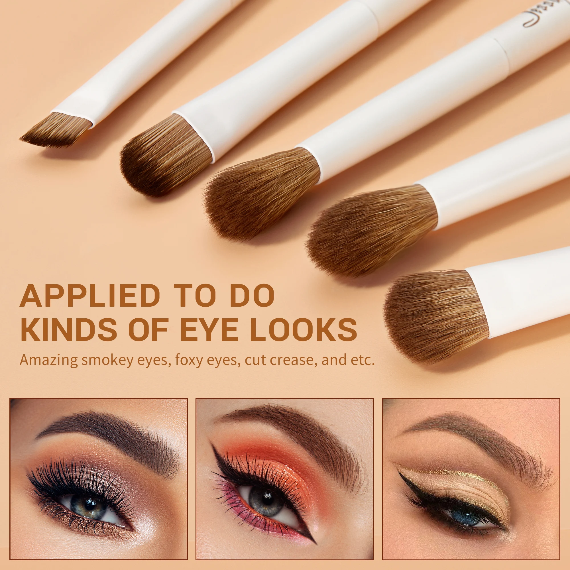 Jessup 14 Pcs Makeup Brush Set, Professional Synthetic Soft Foundation Powder Blending Eye Shadow Contour Liner Brushes Kit T329