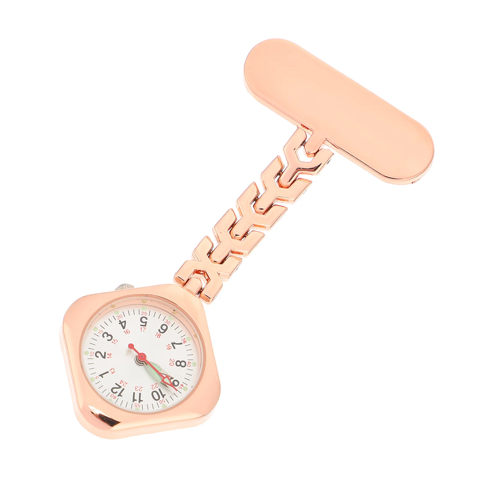1 قطعة ساعة ممرضة ساعة جيب مضيئة تصميم بسيط أنيق دقيق ضبط الوقت خفيفة الوزن مريحة للاستخدام اليومي