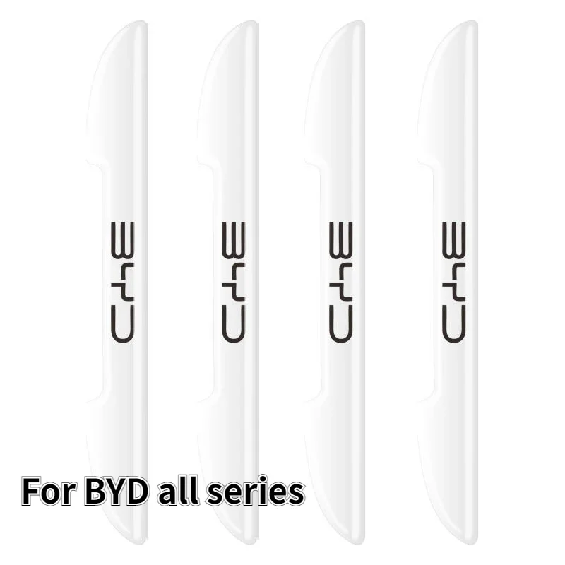 Shock‑Absorbing Door Handle Guard Sticker Compatible With BYD Seagull Shark6 Sealion7 Dolphin Seal EV Styling Supplies