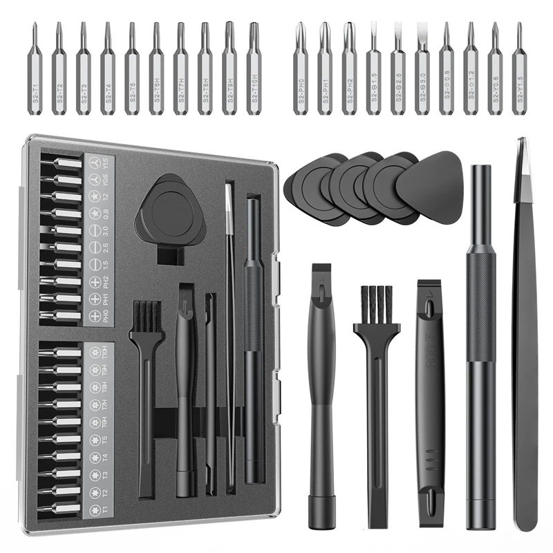 

29 in 1 Magnetic Precision Screwdriver Set With 20 Screwdriver Bits 8 Repair Tools Camera PC IPad Mobile Phone Repair Tool Set