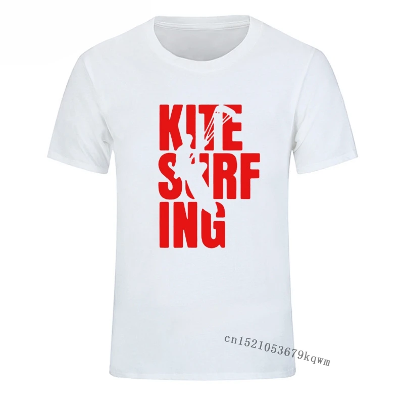 New Tshirts Kitesurfing Boarding Surfinger Harajuku Tees Streetwear Short Sleeve Top Clothing Black Tee Shirt for Men