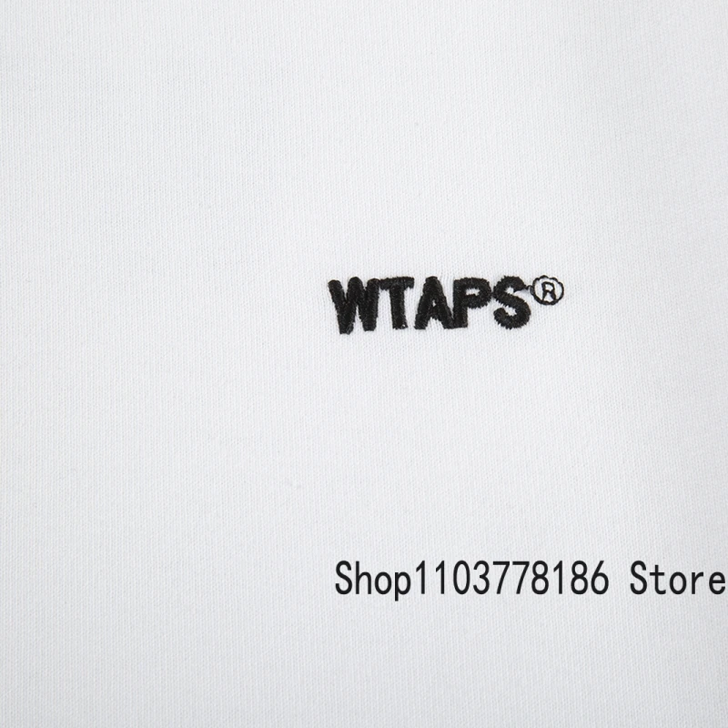 Japan Trend Brand WTAPS T-shirt Loose Roundneck Harajuku Style Simple Letter Print Tops Summer Classic Casual Wtaps Short Sleeve