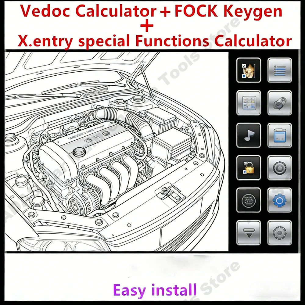 

Calculadora de funciones especiales DAS Xentry, calculadora FDOK Vedoc, generador de claves Star C3 C4 DOIP C5 C6 VCI