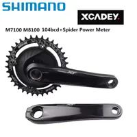 Shimano SLX M7100 M8100 170mm 175mm bielas Deckas 104bcd XCADEY XPOWER 104bcd medidor de potencia de araña para M7100 M8100 M9100 MT900