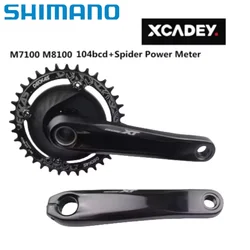 Shimano SLX M7100 M8100 170mm 175mm Crankarms Deckas 104bcd XCADEY XPOWER 104bcd Spider Power Meter For M7100 M8100 M9100 MT900