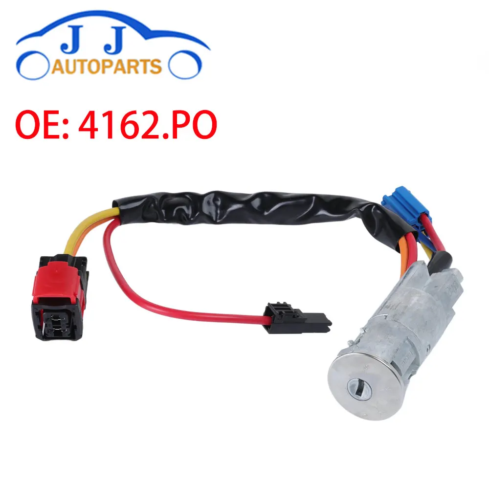 Car Ignition Switch Lock Cylinder With Key 4162PO 4162.PO 992712 2565.19 For Peugeot 206 406 1998-2010 Citroen Xsara Picasso