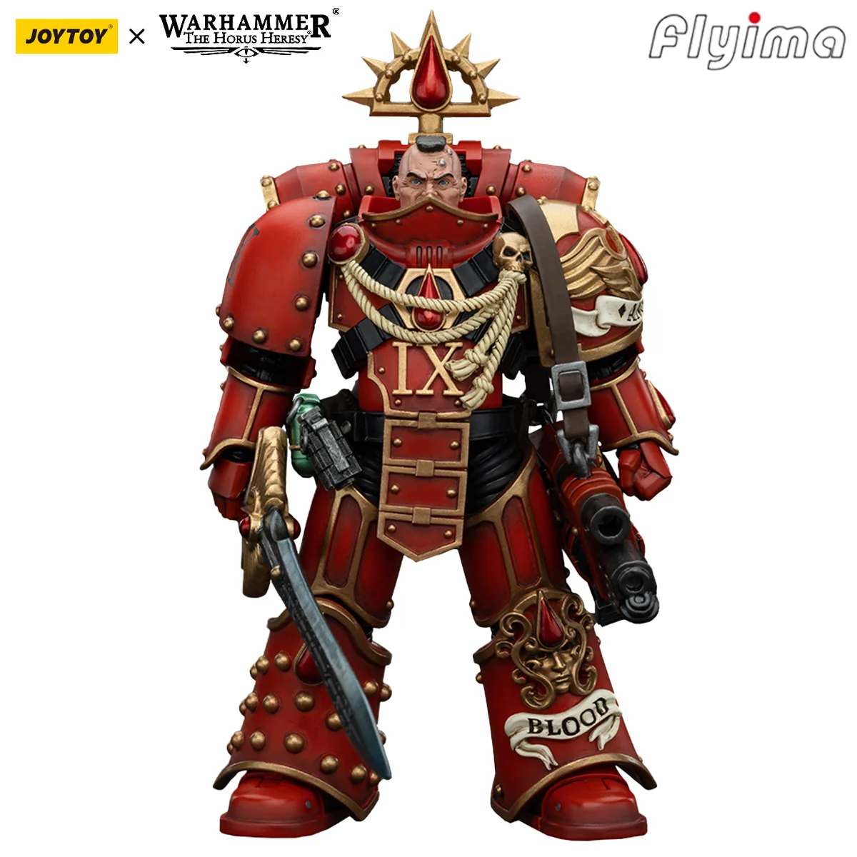 Figurki akcji JOYTOY Warhammer 30K 1/18 Blood Angels Raldoron Anime Model Militarny