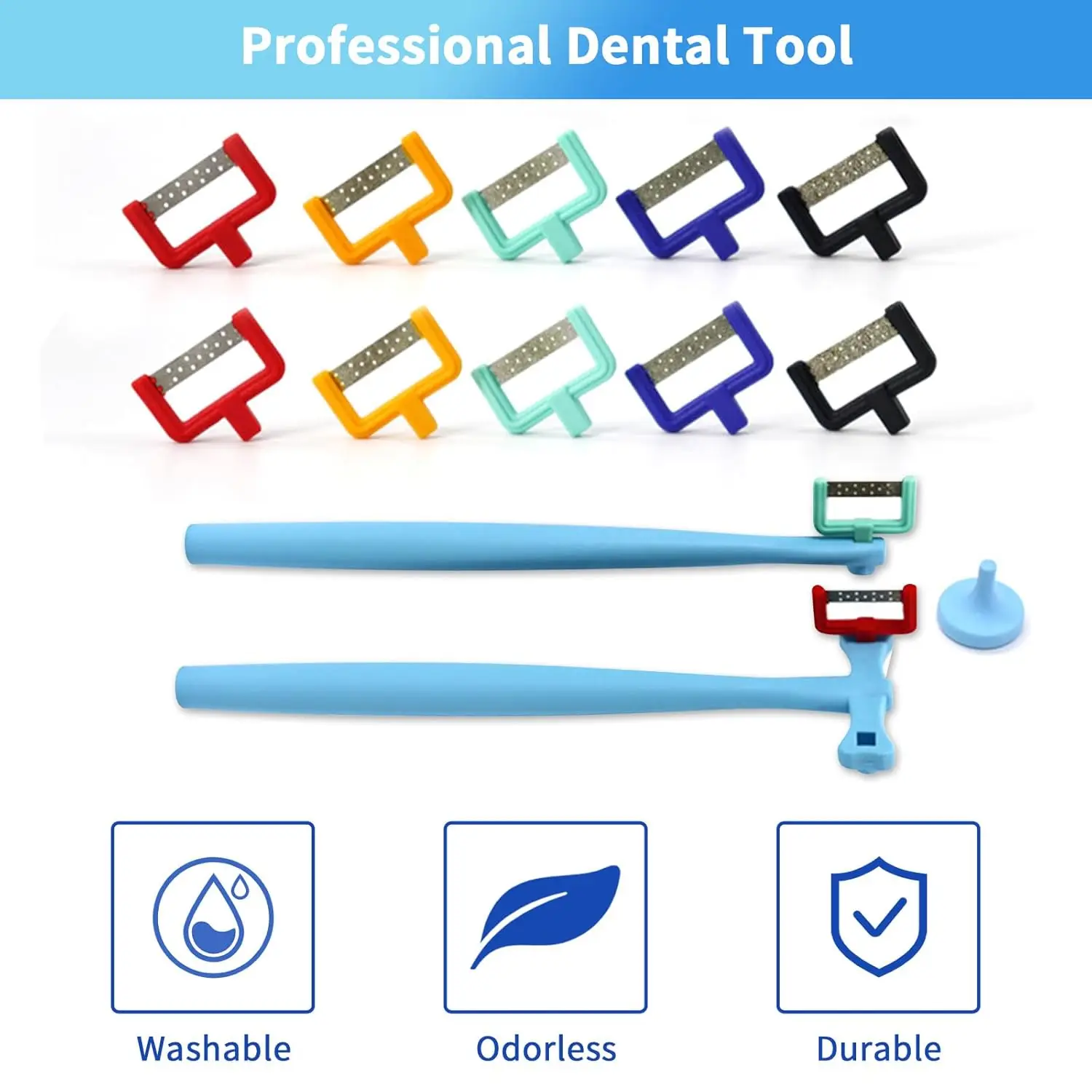 1 Set Strip Kits 15-90HD Reciprocating Polishing Tool Interproximal Reduction Kits