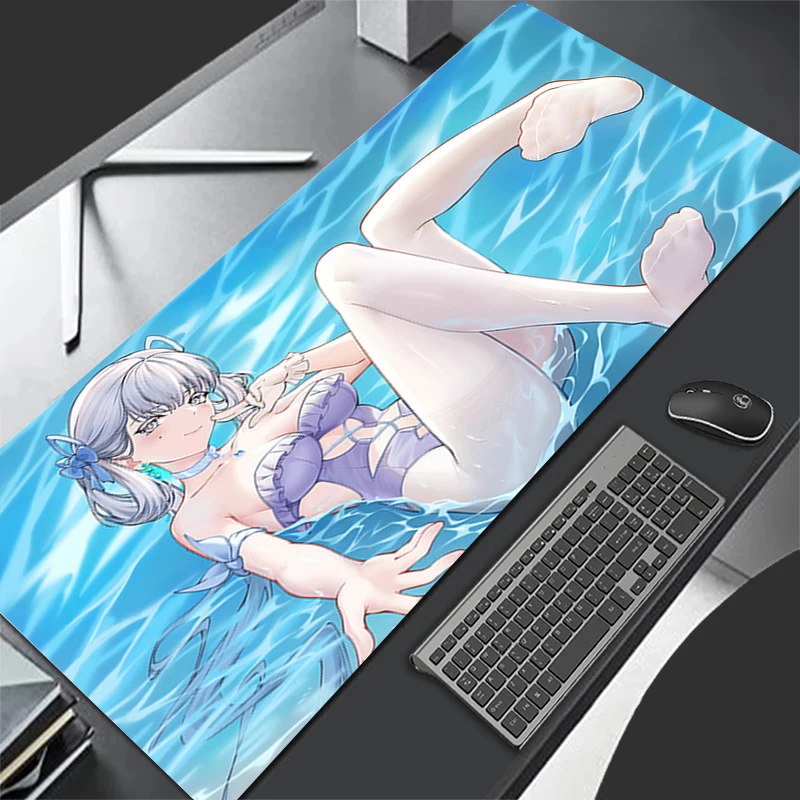 Mousepad Computer Gaming Accessories HD Keyboard Pad Office Wuthering Waves Jinhsi PC Rubber Mouse Pad Decoracion Desk Mouse Mat