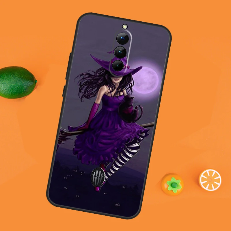 Halloween Moon Witch Horror Case For ZTE Nubia Red Magic 9 Pro 8 8S Pro Plus Red Magic 6 7 6S 7S Pro 5G 5S 6R Cover image 5