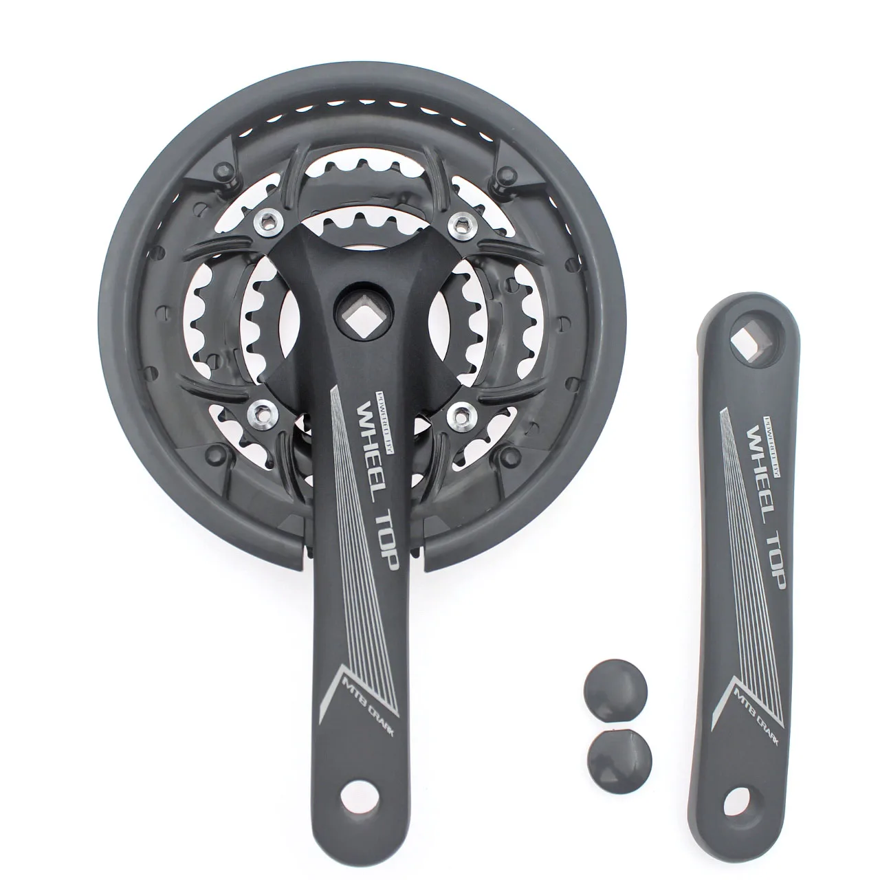 6/7/8/9 Speed 22-32-44T Mountain Bike Crankset 27 Speed MTB Crank Set Aluminum Alloy Crank Bicycle Cycling Accessories