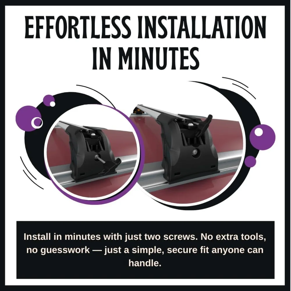 قضبان متقاطعة لرف السقف شديدة التحمل لميتسوبيشي أوتلاندر 2022-2025 (غير مناسبة لرياضة أوتلاندر) | 220 رطل ايرو ألومنيوم C #4