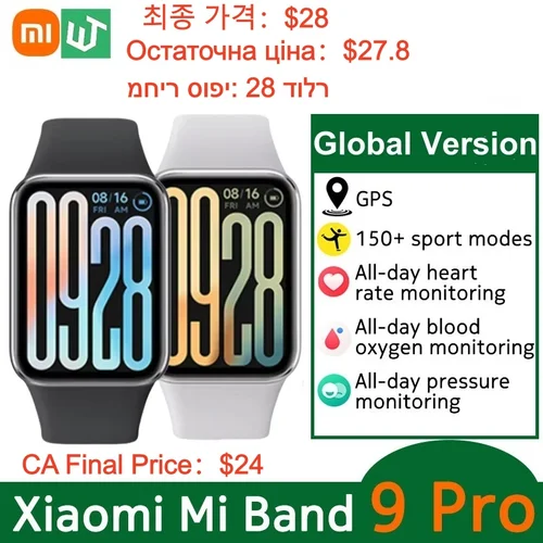 Pulsera inteligente Original Xiaomi Mi Band 7 pantalla AMOLED de 1,62 pulgadas Bluetooth con más de 120 modos deportivos Monitor de ritmo cardíaco Fitness Traker