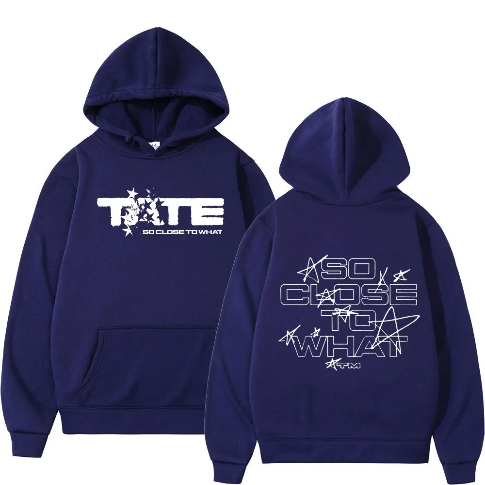 Men Women Clothing Long Sleeve Hooded Sweatshirts Tate McRae So Close To What Album Hoodies Fleece Vintage Oversized Pullovers #1