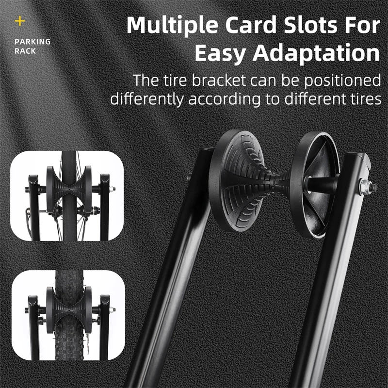 Mountain Bike Parking Rack Bicycle Foldable Rack Convenient Easy Fixation Bicycle Durable Bike Parking Rack