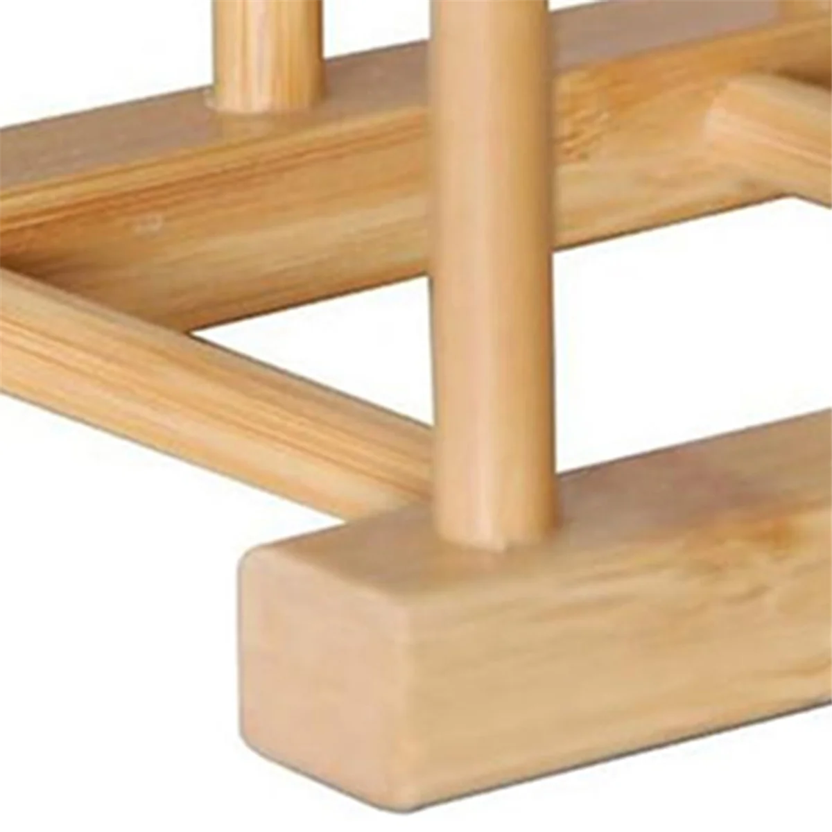 Sales Kitchen Organizer Pot Lid Holder Bamboo Storage Rack Multifunctional Dish Plate Pan Cutting Board Stand Bookshelf