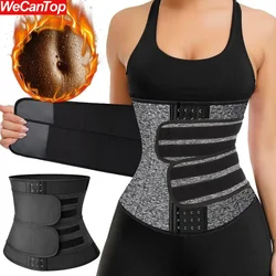 1Piece Men Women Workout Waist Trainer Corset Neoprene Sauna Sweat Trimmer Cincher Belt Extra Belly Compression Belts Sports