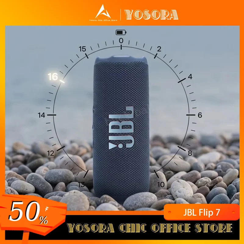 JBL Flip 7 휴대용 스테레오 블루투스 스피커, 1:1 복제품, 강력한 사운드, IP68 방수 기능, 야외 활동용, 선물용