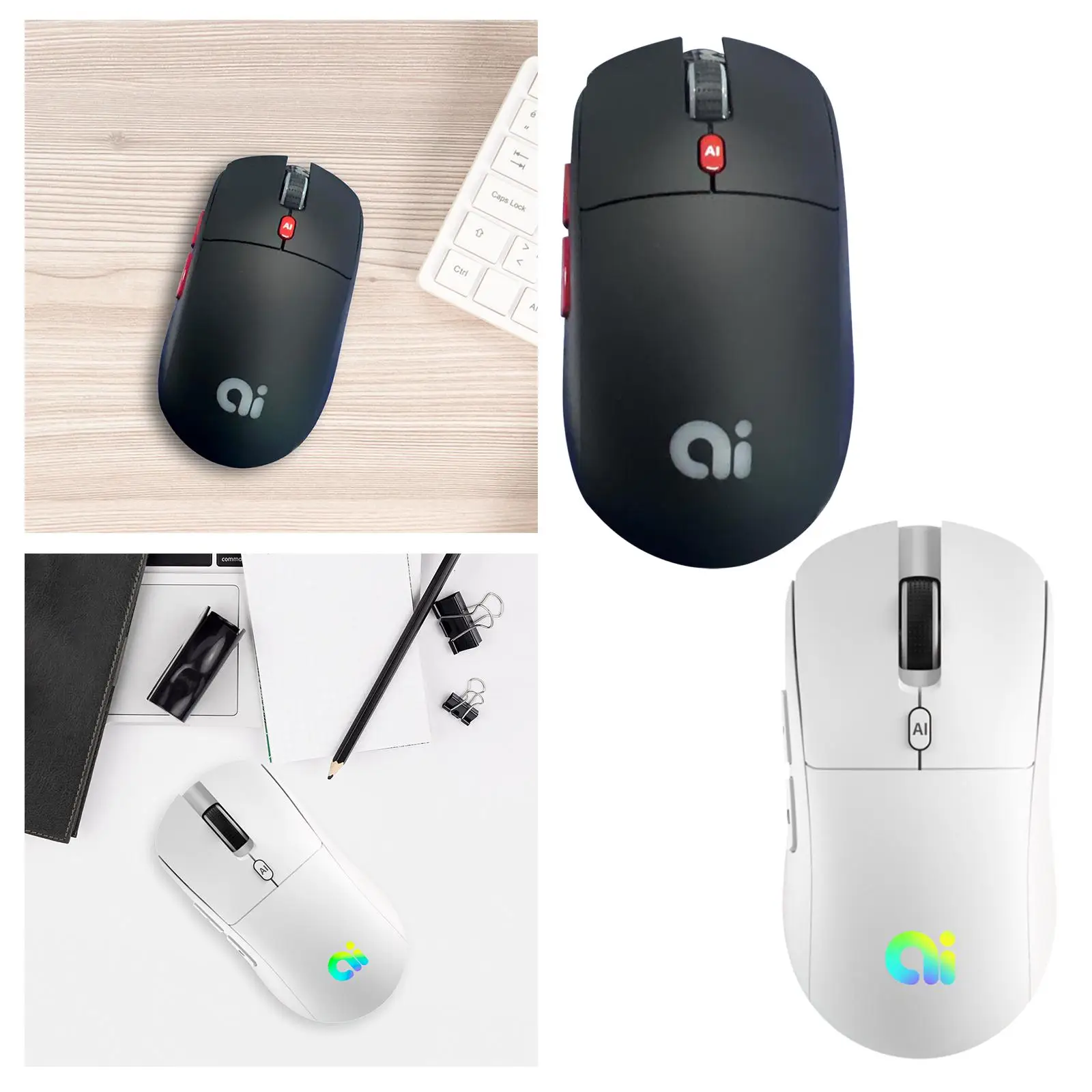 Intelligent Voice Mouse DPI Adjustable Voice Search Ergonomic Computer Mouse Portable Computer Mice for Laptop Notebook Desktop