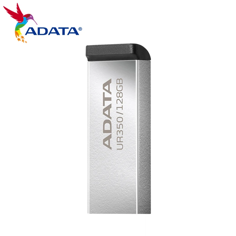 ADATA Metal USB 3.2 Pen Drive UR350 Original USB Flash Drive 32GB 64GB 128GB 256GB Memory Stick U Disk for Computer
