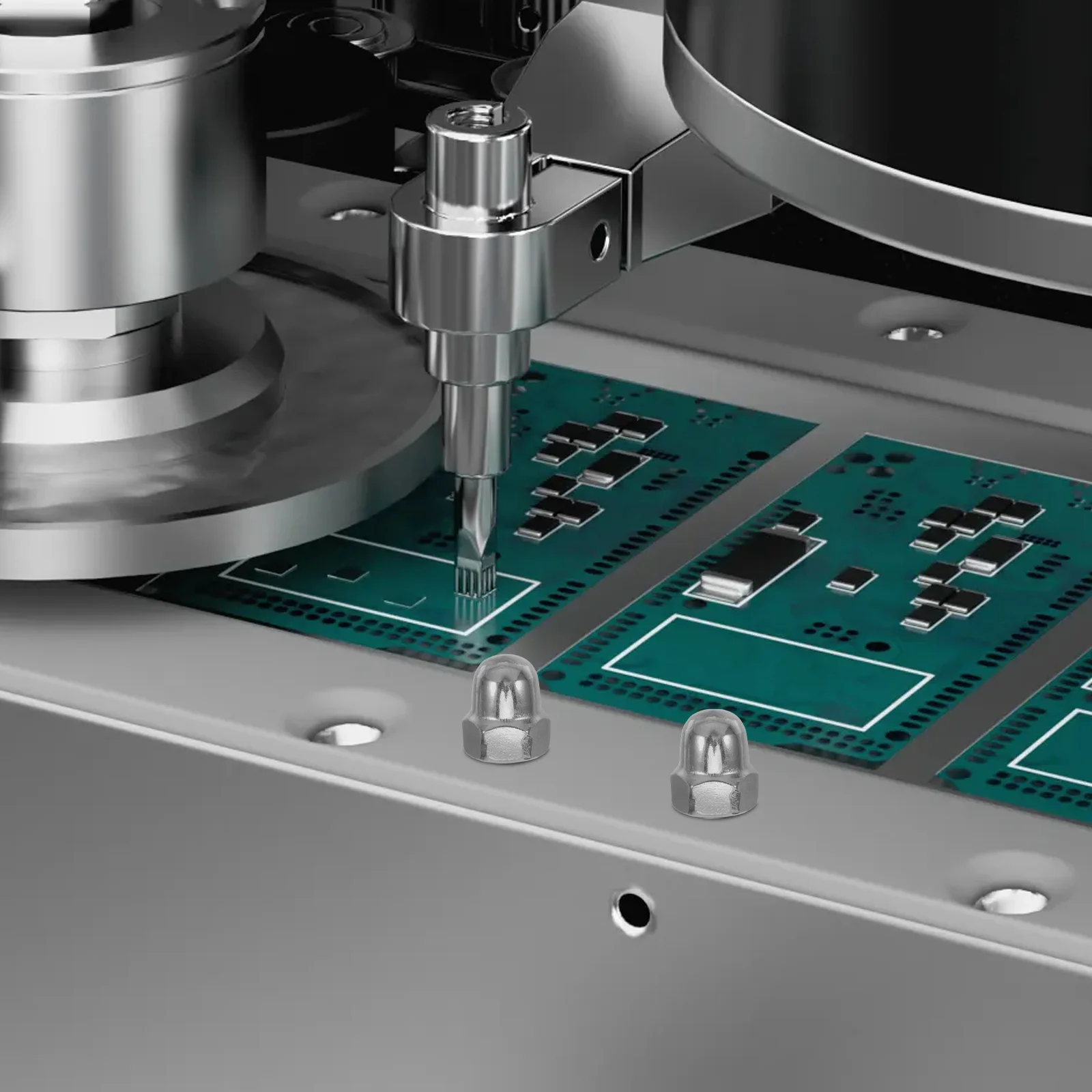 

60pcs Stainless Steel Cap Nuts 6Mm 8Mm Round Ball Head Hexagon Dome Nut For Automotive Marine Hardware Fence Post Sleeve Bolt