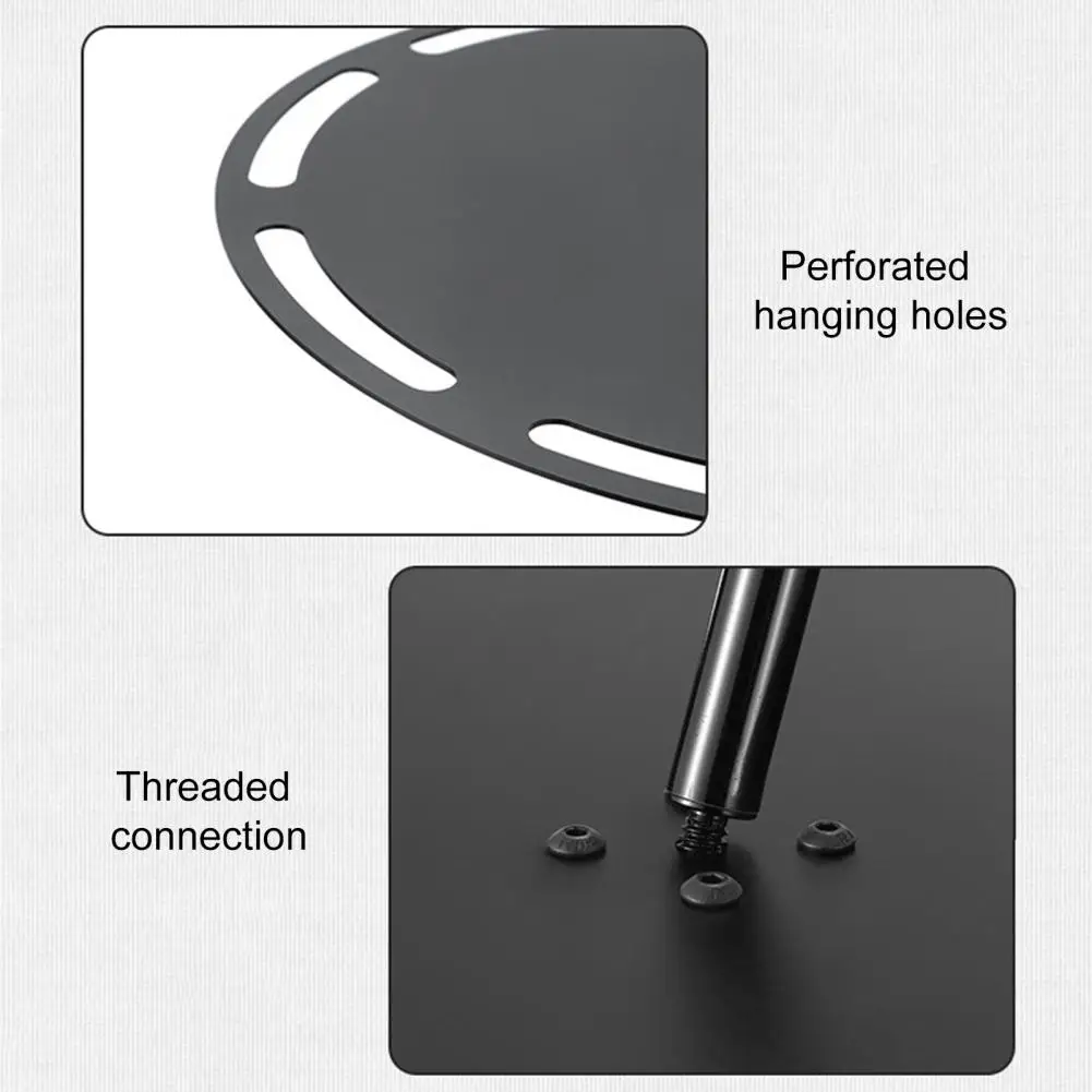 Round Detachable Table Compact Picnic Table Detachable Camping Table with Tripod Storage Bag Heavy Duty Lightweight Aluminum