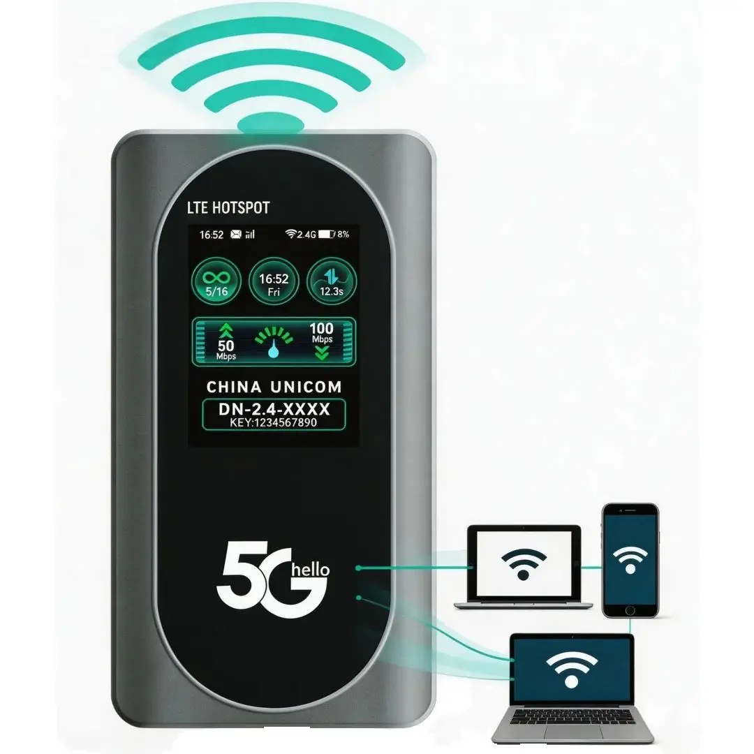 5G Mobiele WiFi Router LTE Hotspot Draagbare SIM-kaart WiFi Apparaat 16 Gebruikers 2.4G Draadloze Zakrouter