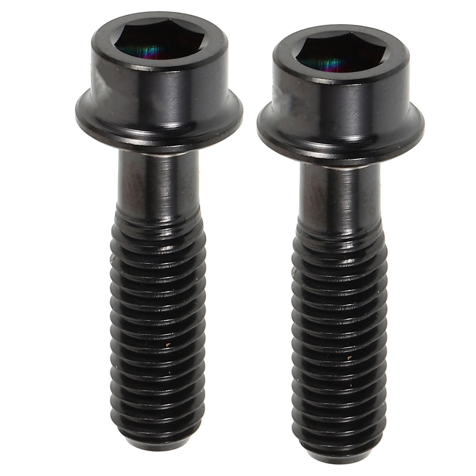2Pcs Mountain Bike Brake Screw Titanium Alloy Reliable Stable Support Easy Installation Brake Hardware Frame Mount Screws
