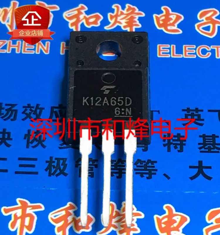 5pcs  K12A65D TK12A65D TO-220F MOS 650V 12A