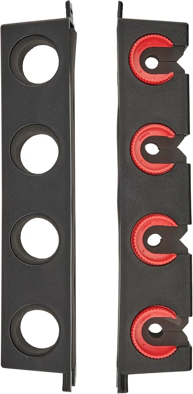 

Twist Lock Fishing Rod Rack Stores 4 Rods with Soft Foam Grip Pads for Wall Mount