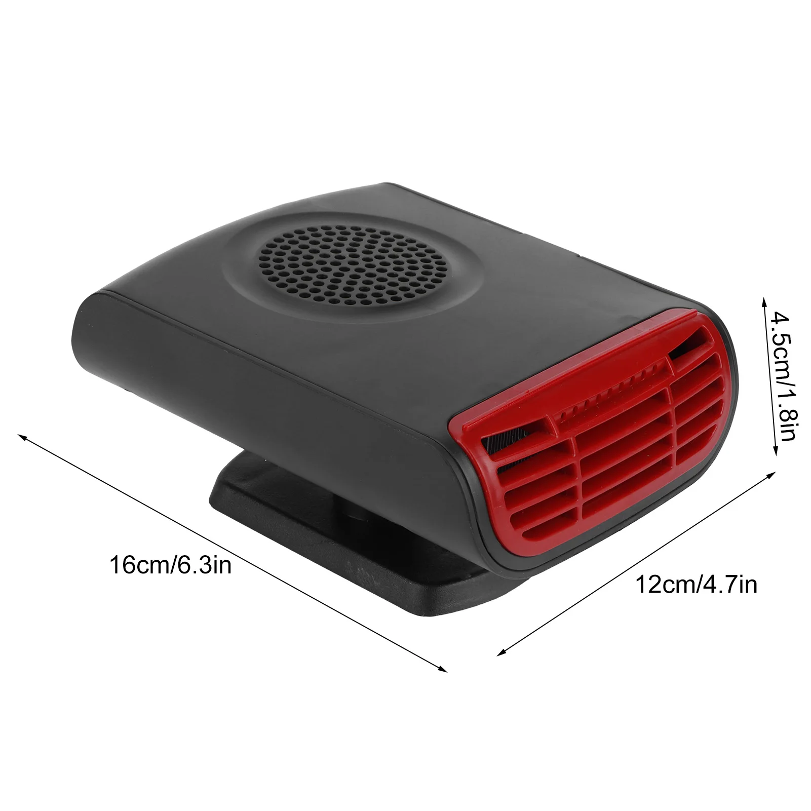 Fan Heater, Aroma Diffuser, 150W 12V Air Heater Car Fan Heater 360 Degrees Rotatable Windscreen Defroster for Winter