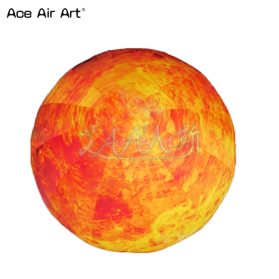 3m Diameters Inflatable Planets Balloon Airblown Sun Model With Free Blower For Educational Institutes Made By Ace Air Art