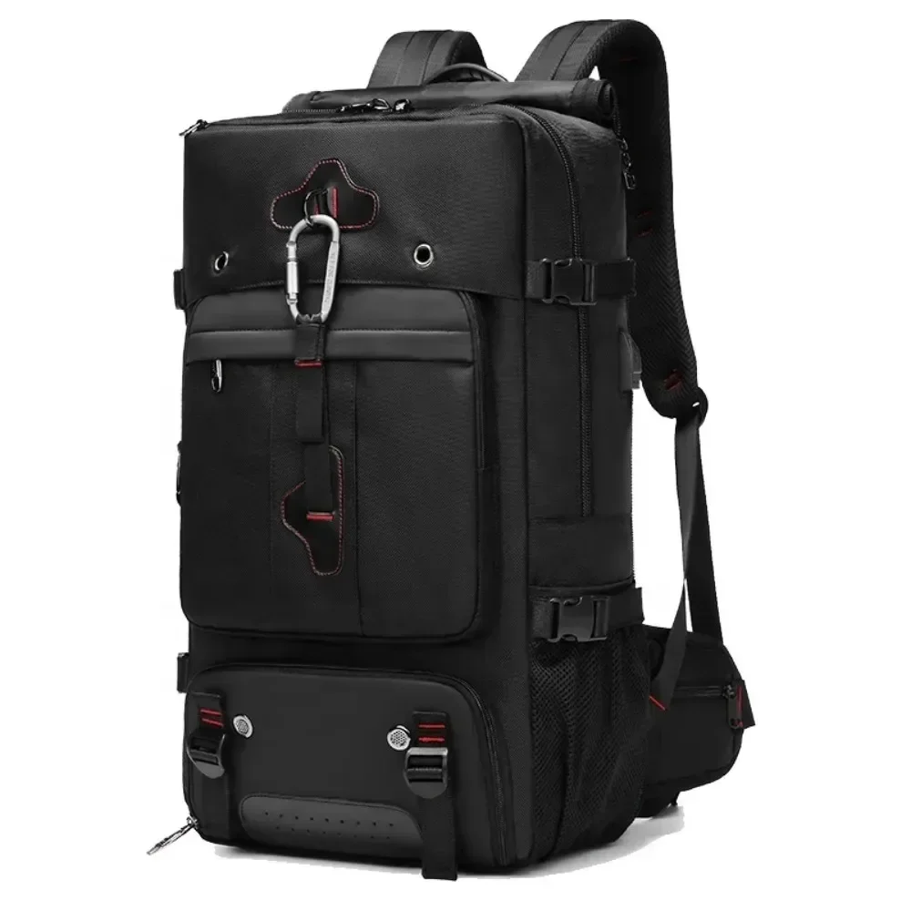 Hommes 35/50/60/80L sac à dos de voyage ordinateur portable affaires double usage sac à dos extensible Port USB sac grande capacité sac à dos étanche