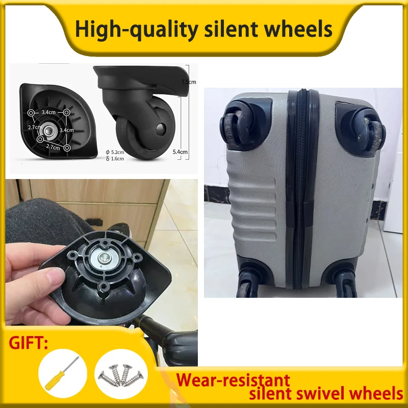 Silent Replacement Luggage Wheels - Voor 41Z # Vervanging van bagage