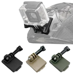 Gopro hero action kamera helm fest montierter basis adapter für schnelle/mich/nvg kamera halter helm zubehör installieren