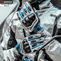 SCOYCO Motorcycle Gloves Autumn Winter Warm Motocross Riding Guantes Men Women Waterproof Windproof Anti-fall Touch Screen Luvas
